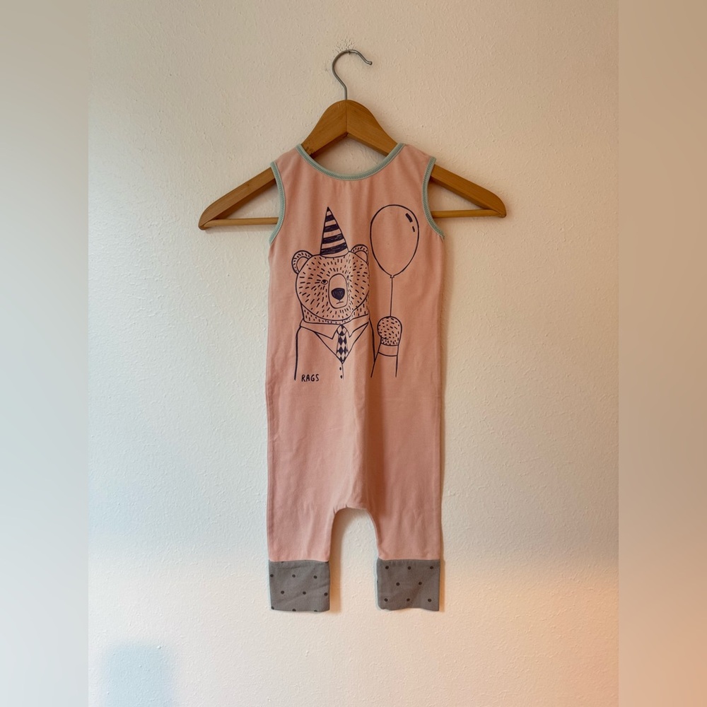 Rags to Raches Party Bear Romper